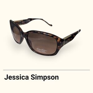 Jessica Simpson Brown Tortoise Sunglasses